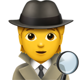 Image of a detective emoji