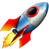 Image of a rocket emoji